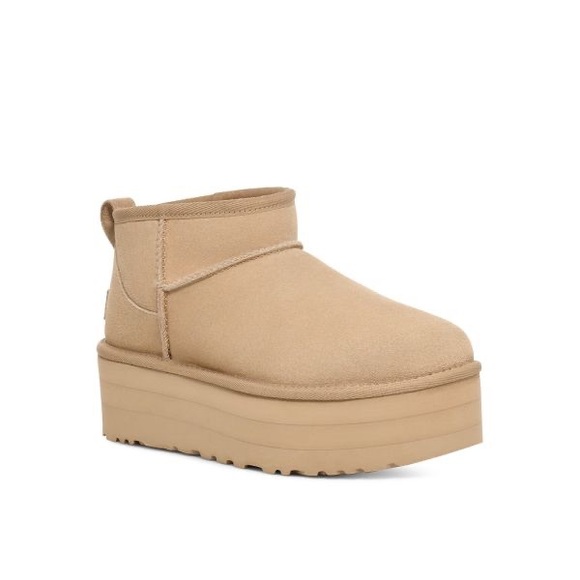 UGG Women's Classic Ultra Mini Platform in Mustard Seed - Picture 3 of 16
